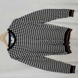 TOPMAN Diamond Print Mens Crew Sweater Size XXL